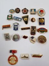 Vintage Lot of 23 Mixed Olympic Games Foreign Sporting Events Pinbacks picture