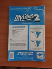 50 E Gerber Mylites 2 Mylar Comic Bags 775M2 Silver/Gold Size 7-3/4