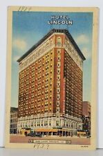 Indiana HOTEL LINCOLN Indianapolis c1930s Linen Postcard K6 picture