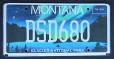 MONTANA GLACIER PARK specialty license plate   2020   DSD 680 picture