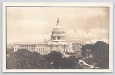 RPPC Washington DC Capitol Building c1920 Real Photo Postcard picture