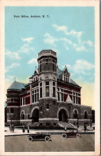 Postcard  Post Office Auburn N Y   [do] picture