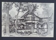 Yesteryear Gracious Dining Kankakee IL. Art Sketch Unposted Vintage Postcard picture