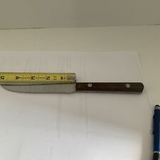 E. WARTHER & SONES 5” BLADE ULITILY KNIFE WITH WOOD HANDLE  picture