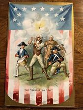Tuck's Fourth of July Spirit of '76 American Revolution c1910 Vintage Postcard picture