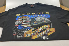 Vtg Sturgis Black Hills Rally Harley Davidson T Shirt- Size Large Hanes Beefy-T picture