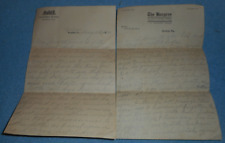 1912 Letter From Georgie Barr Parsons of Delmar MD Norfolk VA Hotel Stationery picture