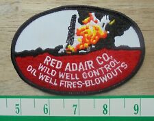  Red Adair Company Wild Well Control Oil Well Fires-Blowouts-sew on cloth patch picture
