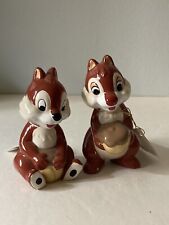 Vintage Disney Chipmunk Chip & Dale Porcelain Figurines picture