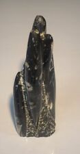 Orthoceras Fossil Tower Sculpture Squid Shell Decor 7&6/8” 2.1 lbs Beautiful  picture