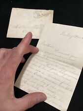 Interesting threatening letter from 1883 Easton Connecticut Vintage Ephemera CT picture