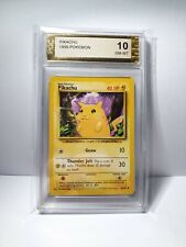 1999 Pokemon Pikachu PGC 10 Gem Mint Card 58/102 picture