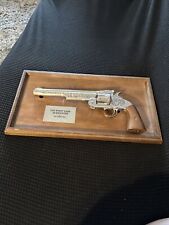 The Wyatt Earp 44 Revolver by The Franklin Mint With Display Board Non-Firing picture