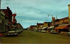1950'S. STREET VIEW. RED LODGE, MONTANA. POSTCARD TM1 picture