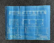 1919 Kansas City Stockyard Hog House Blueprints, Vintage KC Wall Decor, Enginee picture