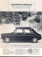 1964 MG Sports Sedan Weather Classic Advertisement Ad picture
