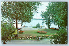 Sudbury Ontario Canada Postcard Bell Park Overlooking Lake Ramsey c1950's picture