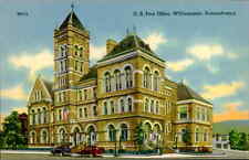 Postcard: WP15 1117 U.S. Post Office, Williamsport, Pennsylvania picture