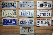 Variety of 10 expired 2013 Mixed State craft condition License Plate ~ 58 C347 picture