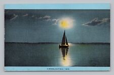 Postcard Moonlight Sail picture