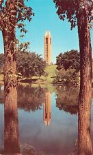 Lawrence University of Kansas Campus WWII Campanile Clock tower Vtg Postcard B39 picture