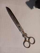 Vintage J.A. Henckels Twinworks Solingen Germany Gold Plated Embroidary Scissors picture