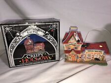 Vintage Midwest Creepy Hollow Train Depot Halloween Decoration Light Up W/ Sound picture