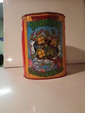 VTG 1989 TMNT Teenage Mutant Ninja Turtles Tin Garbage Can Mirage Studios picture