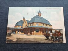 Postcard VA Virginia Lynchburg Union Station Depot Railroad RR Train Early View picture