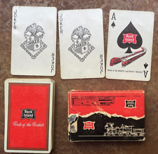 Vintage c1956 Rock Island Route Railroad Playing Cards 52/52, 2 jokers picture