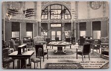 Library Hotel Traymore Atlantic City New Jersey Black White Interior PC picture