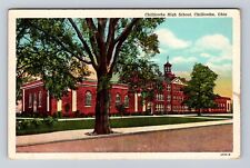 Chillicothe OH-Ohio, Chillicothe High School, Antique Vintage c1955 Postcard picture
