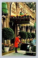 Beverly Hills CA-California, Beverly Wilshire Hotel Advertising Vintage Postcard picture