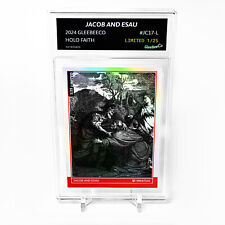 JACOB AND ESAU Card 2024 GleeBeeCo Holo Faith #JC17-L Limited to Only /25 - Wow picture