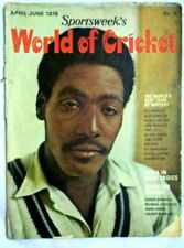 INDIA VINTAGE MAGAZINE SPORTSWEEK'S WORLD OF CRICKET  APRIL - JUNE 1976 picture