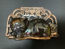 Cat Figurine Nikko Toshogu Souvenir Showa Retro picture