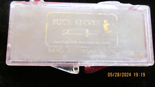VINTAGE BUCK KNIVES NO. 130 HARD TRANSLUCENT ARKANSAS STONE picture