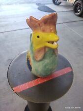 Napoli  Pisa Pia Rooster Hand Painted Ceramic Pottery Made in Italy Collectible picture