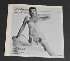 1990 Print Ad Lady Marlene Lingerie Bra-s'lette Sexy Art Beauty Fashion Style picture