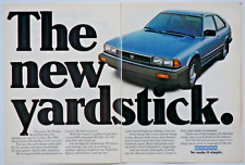 1982 Honda Accord 2 Door Sedan Vintage Original Print 2 Page Ad picture