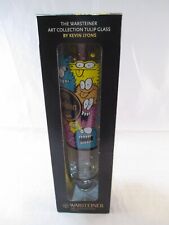 Warsteiner Art Collection Tulip Glass by Kevin Lyons new in box - Brewery picture