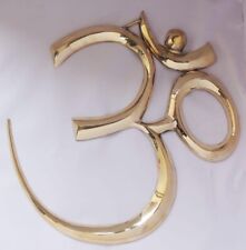 Brass Showpiece Wall Hanging Om picture