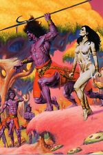 Joe Jusko's Edgar Rice Burroughs Series 1 Colossal Card #20  Cannibal Frenzy picture