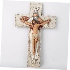 BC Catholic Holy Trinity Crucifix Wall Cross, Religious Gifts to Mon,  picture