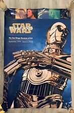 C-3PO STAR WARS MAGIC OF MYTH SAN DIEGO MUSEUM ART EXHIBIT 1999-00 24x36 POSTER picture