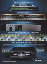 1991 Sony CDP-C705 CD Carousel Changer Player vintage PRINT AD Advertisement picture