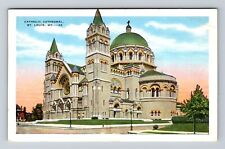 St Louis MO-Missouri, Catholic Cathedral, Religion, Antique, Vintage Postcard picture