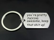 You're Awesome Keep That Shhh Up Keychain  picture