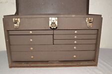 Kennedy 7 Drawer Machinist Steel Tool Box Chest Model 520 Vintage w/2 KEYS picture