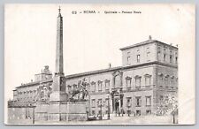 Rome Italy, Quirinal Palace Building, Vintage Postcard picture